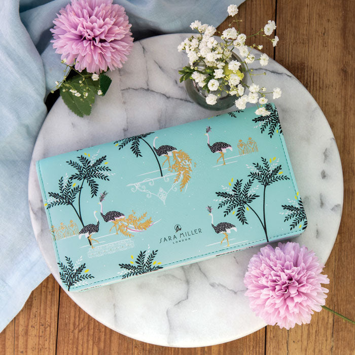 Portico Designs - Sara Miller: Monedero multipropósito y de viaje de Savannah