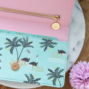 Portico Designs - Sara Miller: Monedero multipropósito y de viaje de Savannah