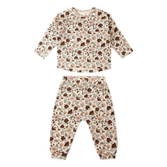 Rylee + Cru - Conjunto de top y pantalón Posy | Crudo