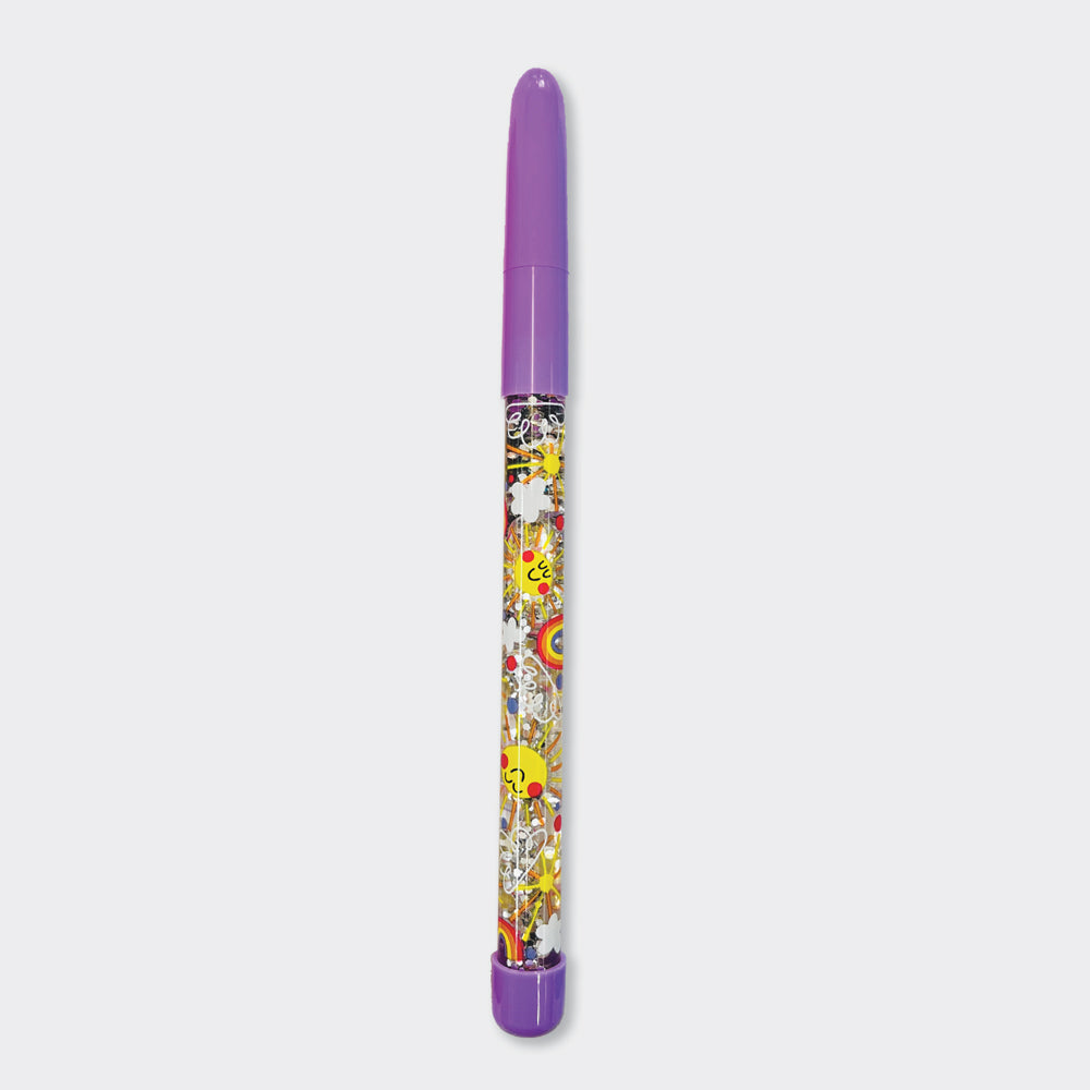 Rachel Ellen - Bolígrafos con purpurina Morado Soles y Arcoíris