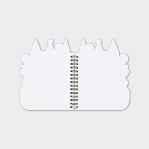 Rachel Ellen - Cuaderno de tapa dura en forma de gato Purr-fect