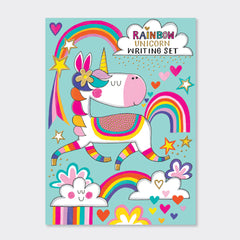 Rachel Ellen - Set de escritura Unicornio arcoíris