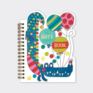Rachel Ellen - Cuaderno con espiral y forma de cocodrilo