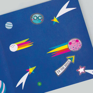Rachel Ellen - A la Luna Libro de colorear y actividades con pegatinas