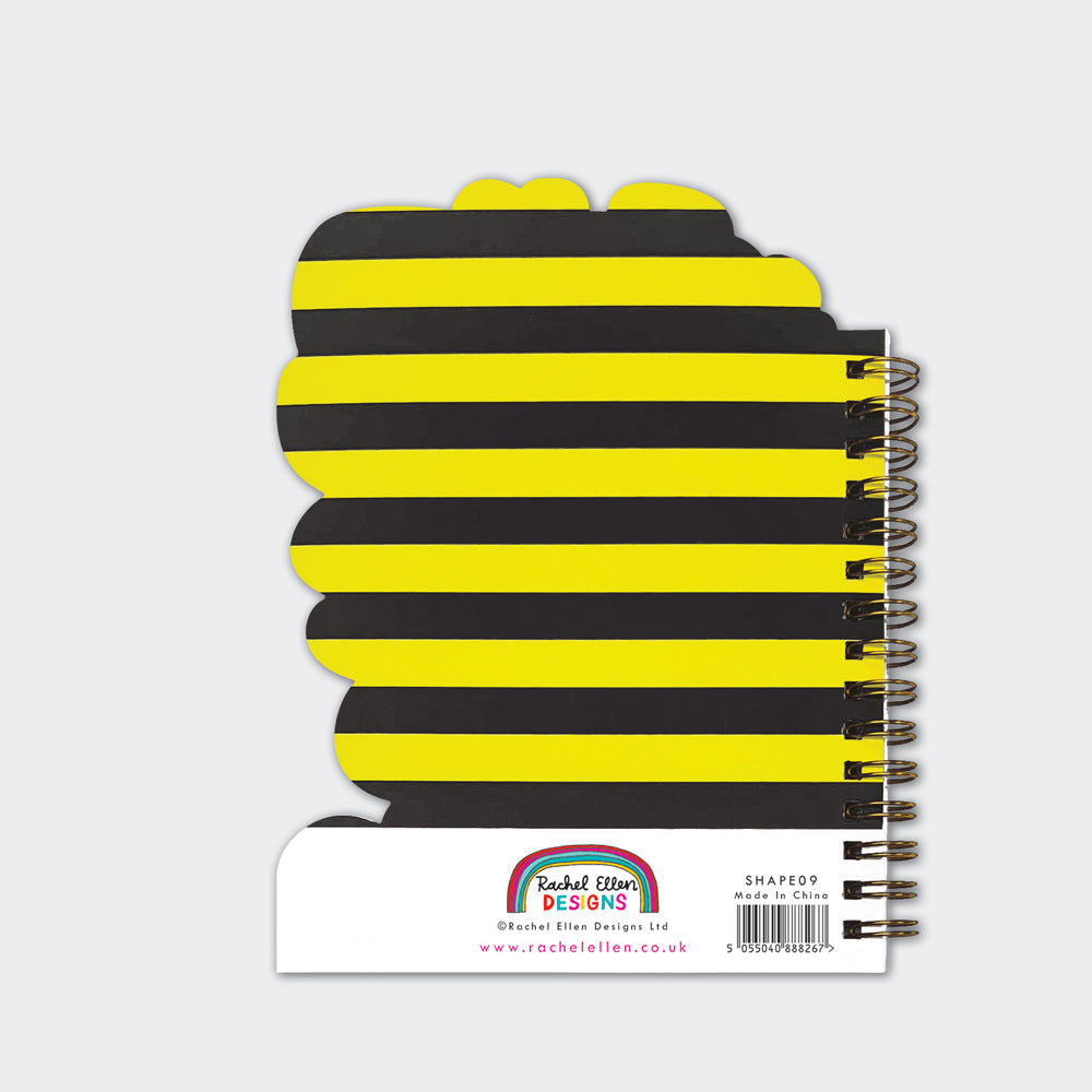 Rachel Ellen - Cuaderno de espiral con diseño de abeja zumbadora