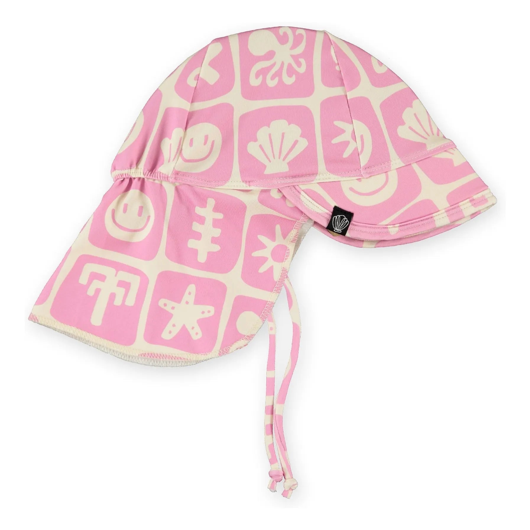 Beach & Bandits - Sombrero con Protección UV Sonrisa Agua Salada Fibras Recicladas | Rosa