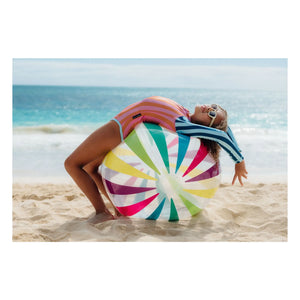 Beach & Bandits - Bañador Antiarrugas Salty Stripes Fibras Recicladas | Azul Marino