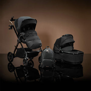 Silver Cross Reef 2 SPECIAL EDITION Ultimate 360 Bundle-Travel Systems-Frappe-Iconic Black | Natural Baby Shower
