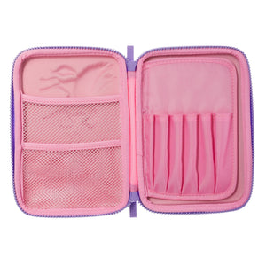 Smiggle - Estuche rígido 3D en relieve con unicornios rosas