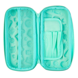 Smiggle - Estuche rígido 3D Wondrous con diseño de helado en relieve, color rosa