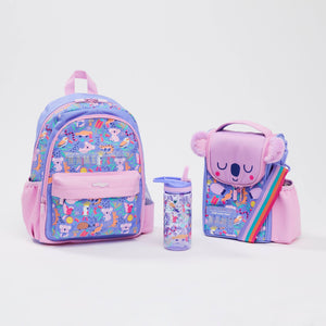 Smiggle - Set de mochila Animalia Junior con etiqueta de nombre