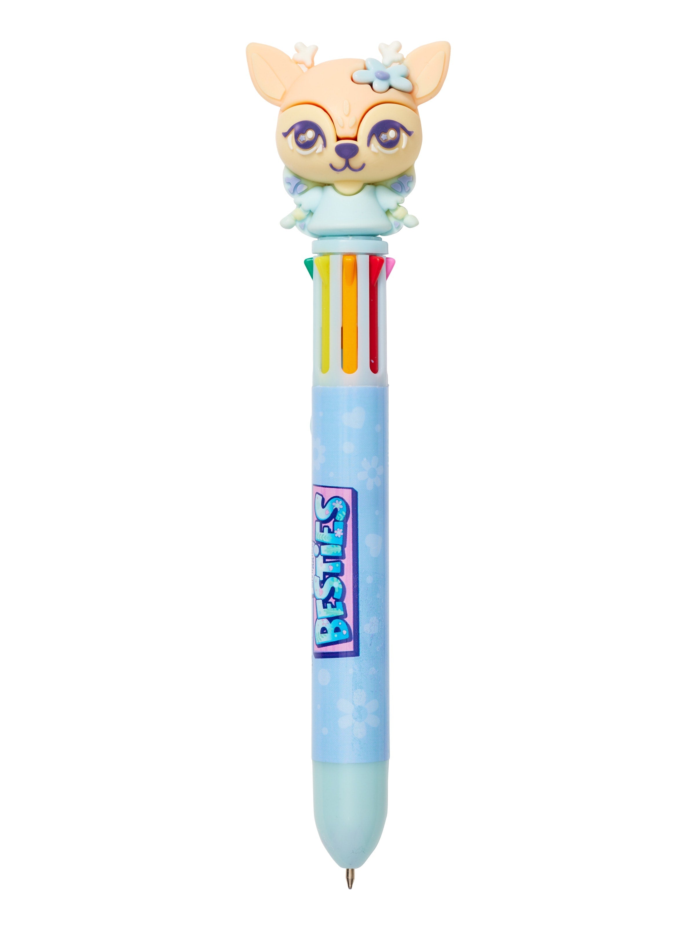 Smiggle - Bolígrafo arcoíris de 8 colores Besties