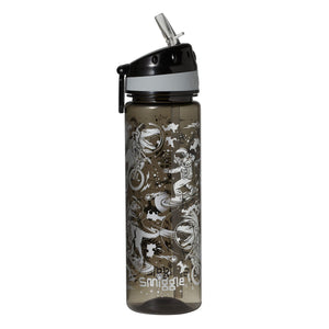Smiggle - Better Together 650ML Botella de agua con pajita sin BPA