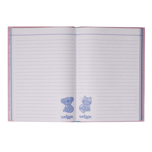 Smiggle - Better Together Cuaderno A5 rayado de tapa dura