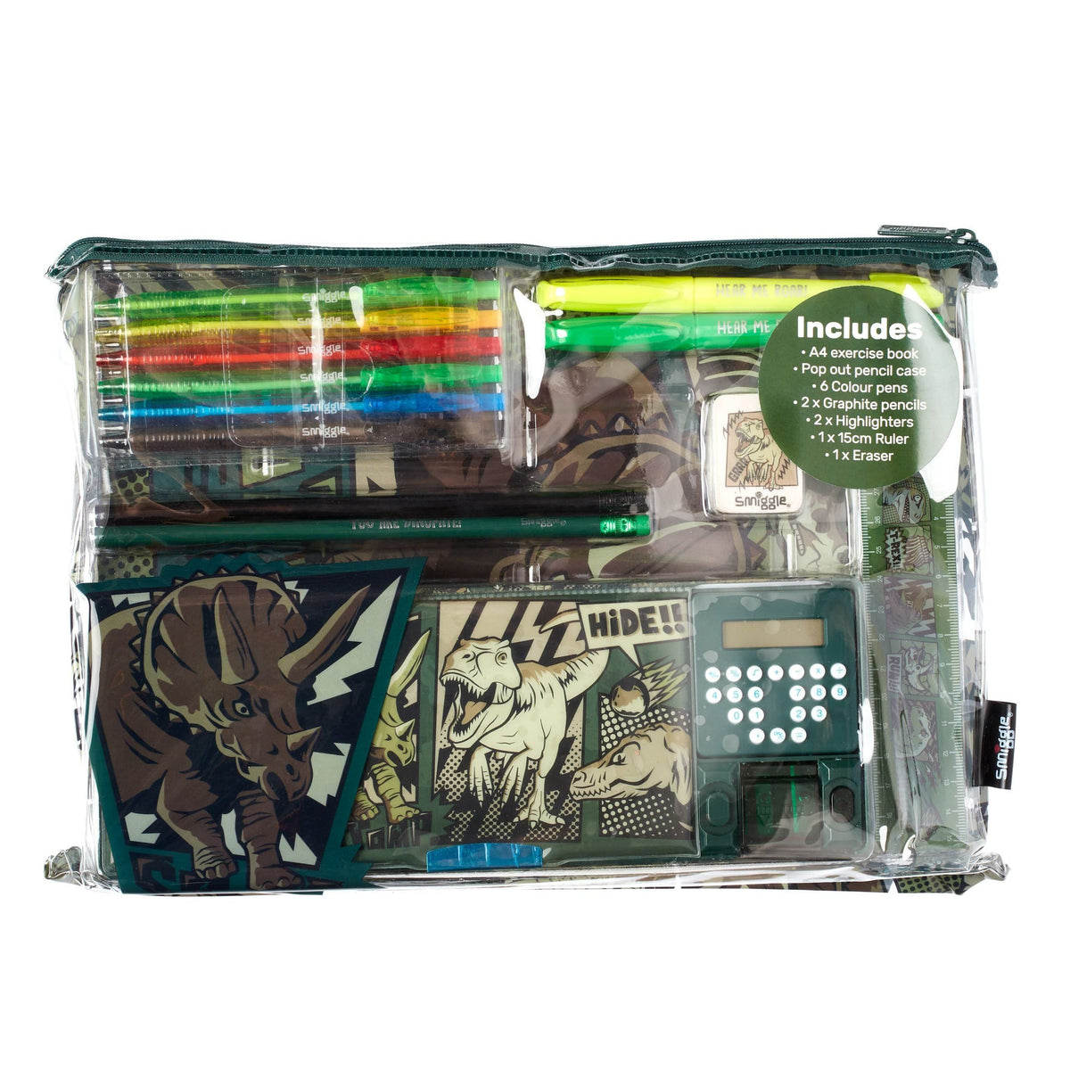 Smiggle - Set de papelería con estuche Pop Out Beyond