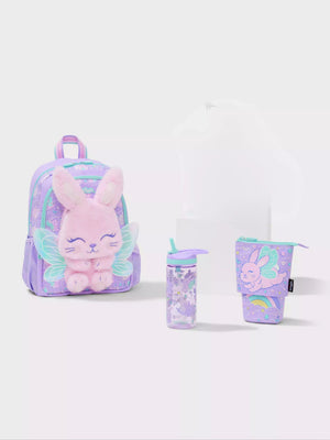 Smiggle - Juego de 3 piezas de mochila escolar para guardería y preescolar Blast Off