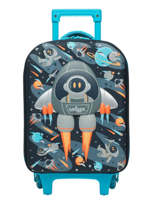 Smiggle - Blast Off Junior, maleta trolley de guardería y preescolar
