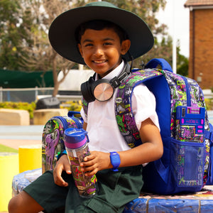 Smiggle - Botella de agua de 650 ml sin BPA Bright Side