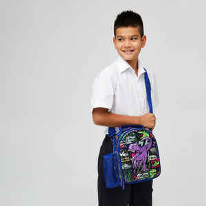 Smiggle - Bolsa de almuerzo doble con correa Bright Side