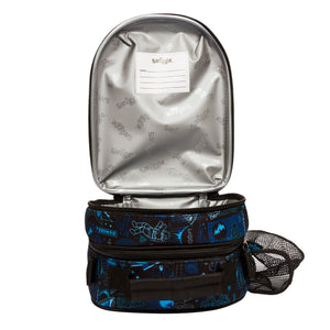 Smiggle - Bolsa de almuerzo doble con correa Bright Side
