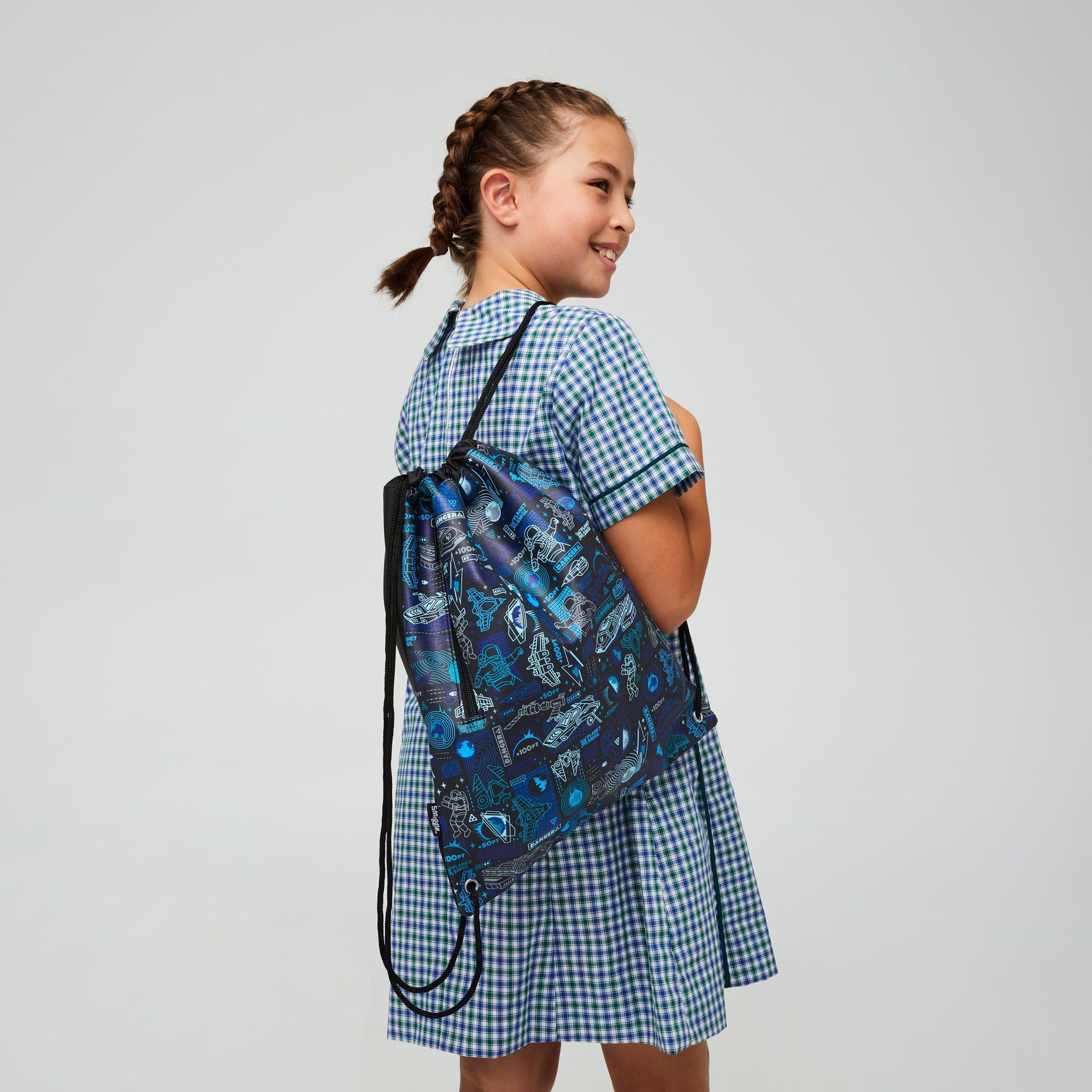 Smiggle - Mochila con cordón Bright Side