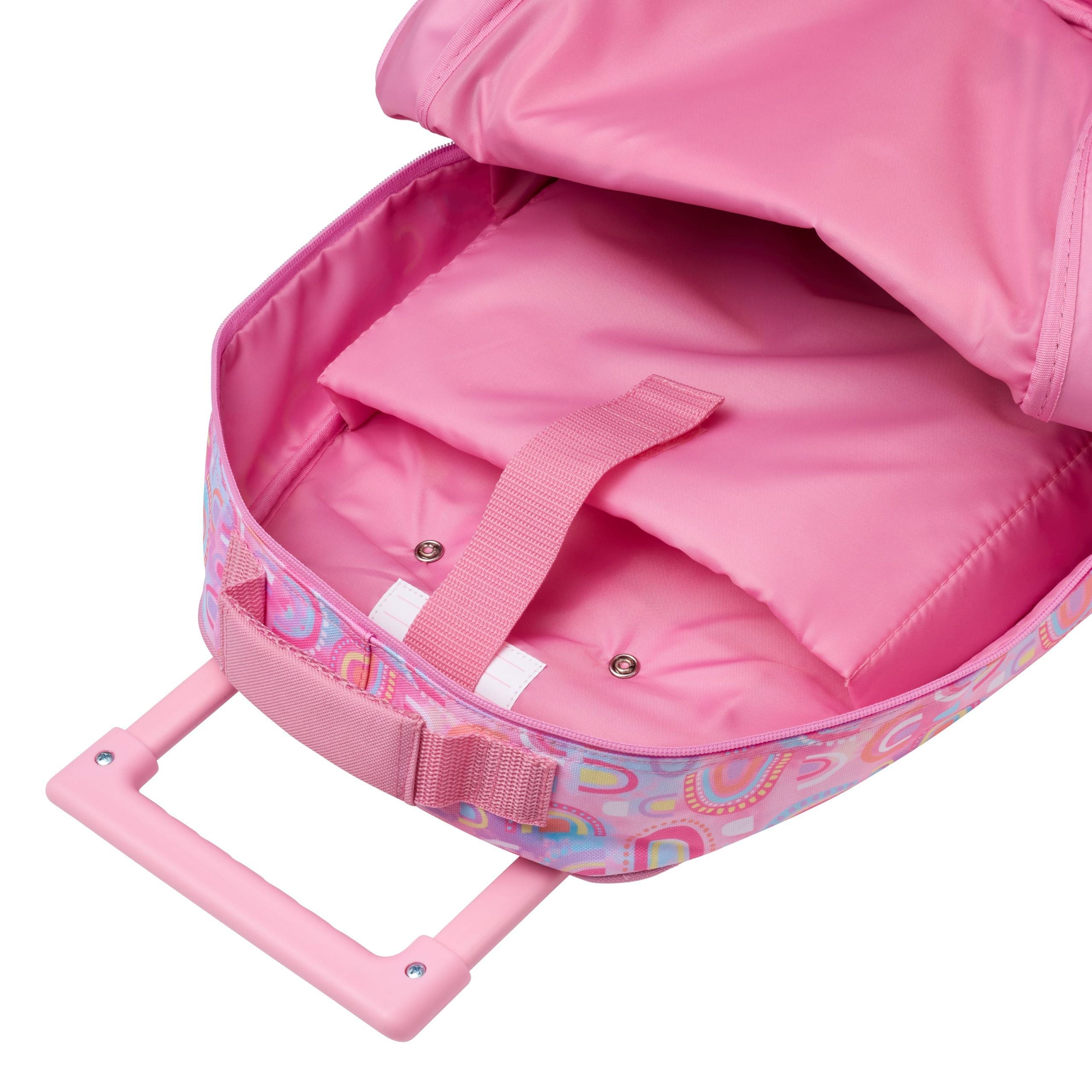 Smiggle - Bright Side Maleta Escolar y de Viaje con Ruedas Iluminadas