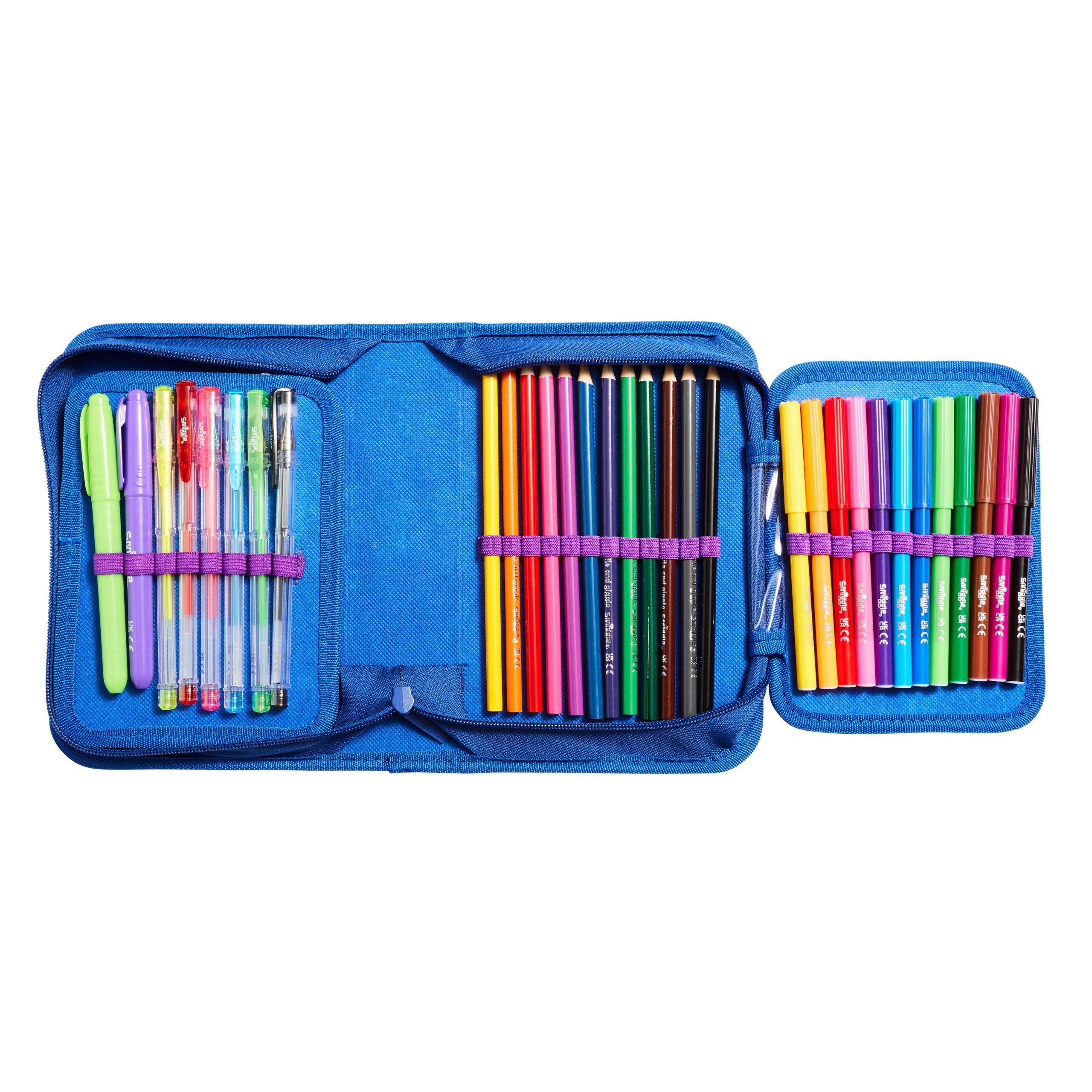 Smiggle - Estuche y bolígrafos Bright Side Set de papelería