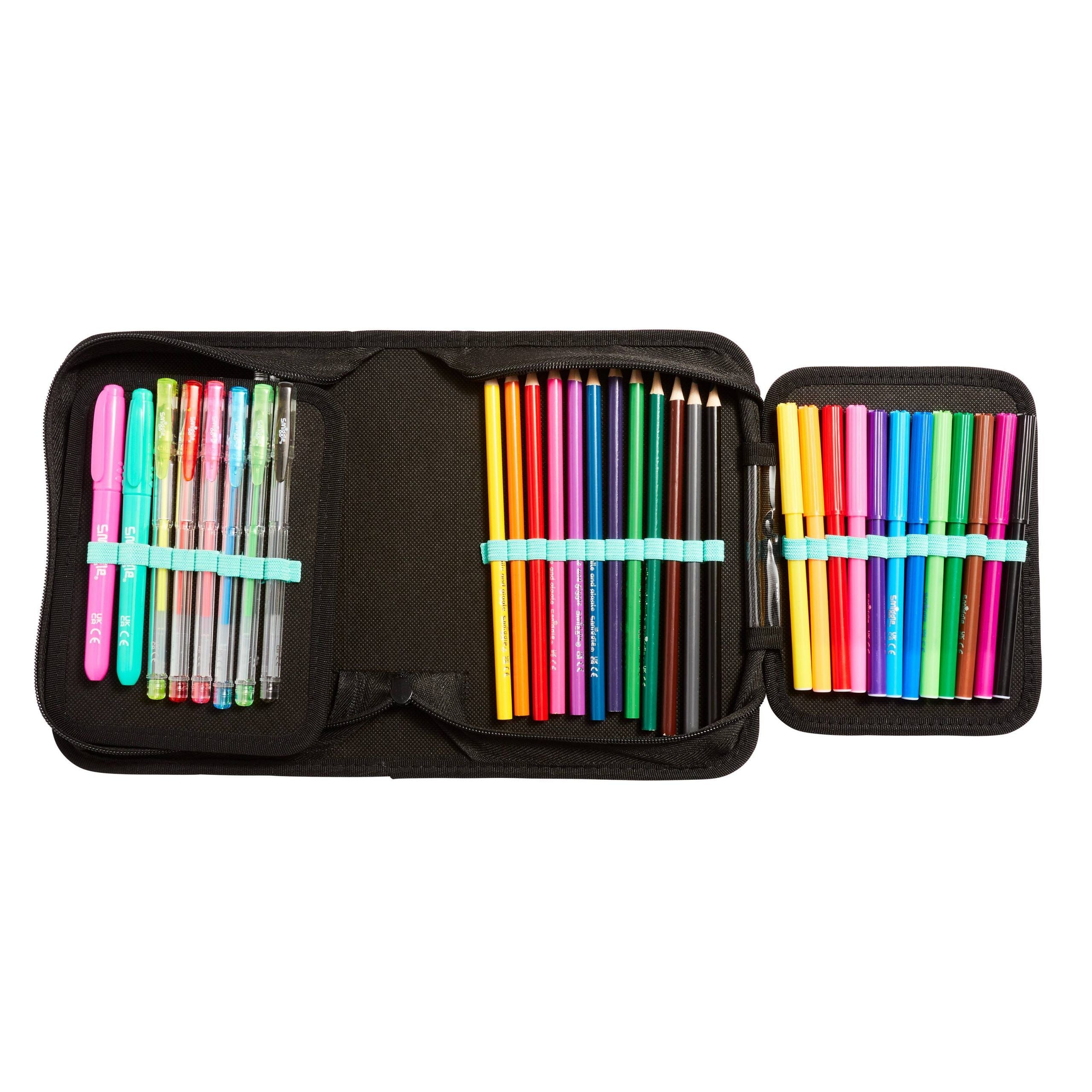 Smiggle - Estuche y bolígrafos Bright Side Set de papelería