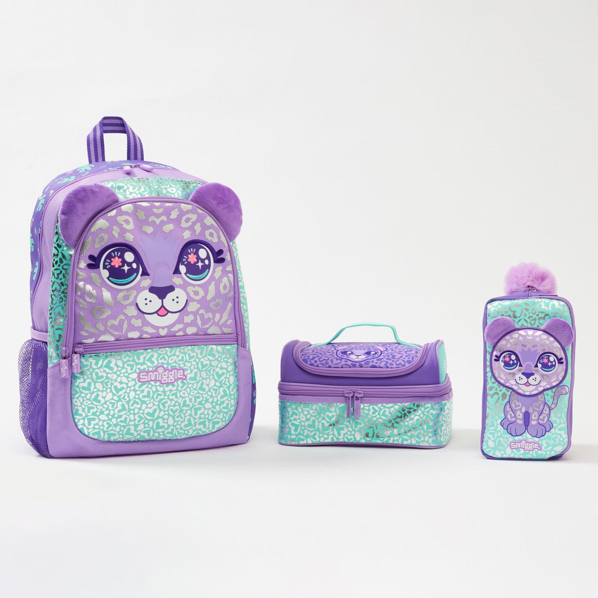 Smiggle- Juego de 3 piezas de mochila escolar Budz