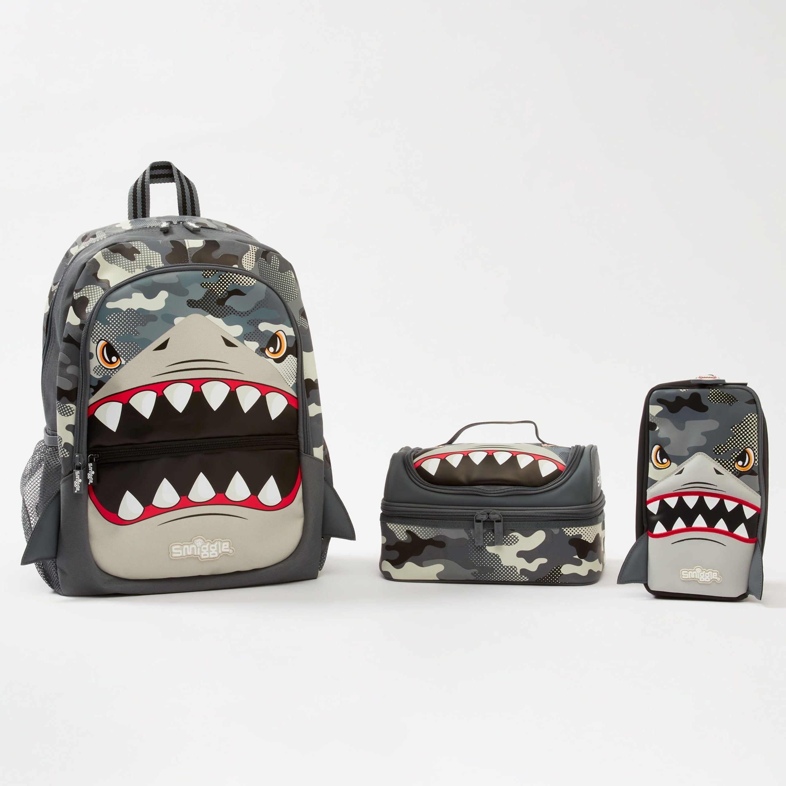 Smiggle- Juego de 3 piezas de mochila escolar Budz