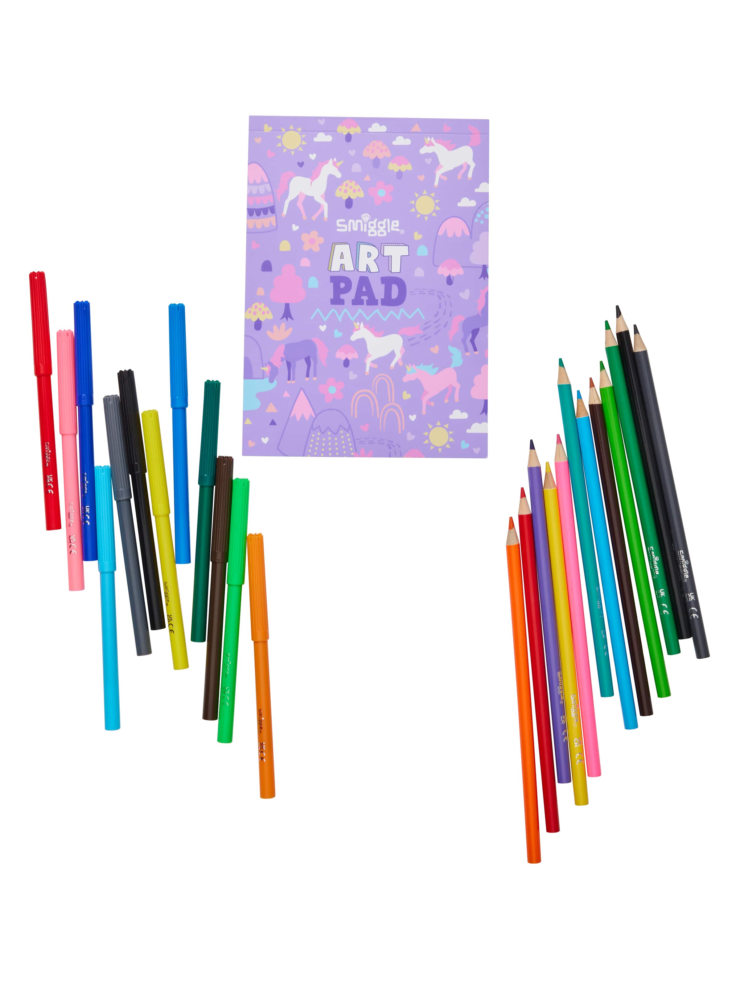 Smiggle - Set de papelería para actividades de dibujo
