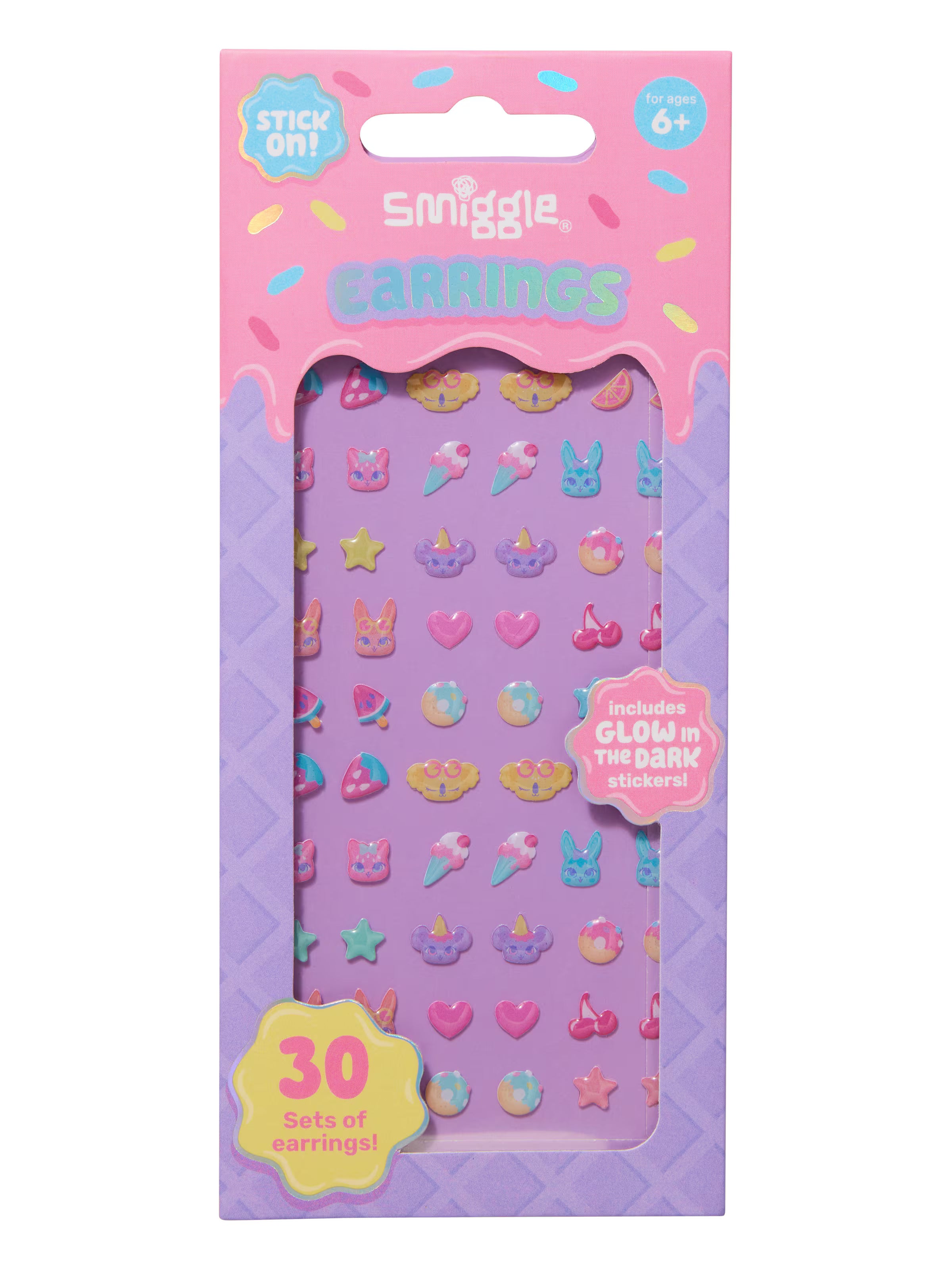Smiggle - Pegatinas de uñas para niños