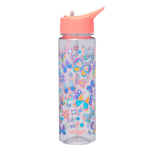 Smiggle - Botella de agua Dash sin BPA de 750 ml con pajita