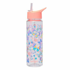 Smiggle - Botella de agua Dash sin BPA de 750 ml con pajita