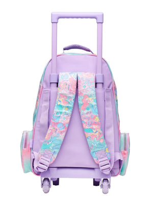Smiggle - Disney Princess Trolley Bag con ruedas iluminadas