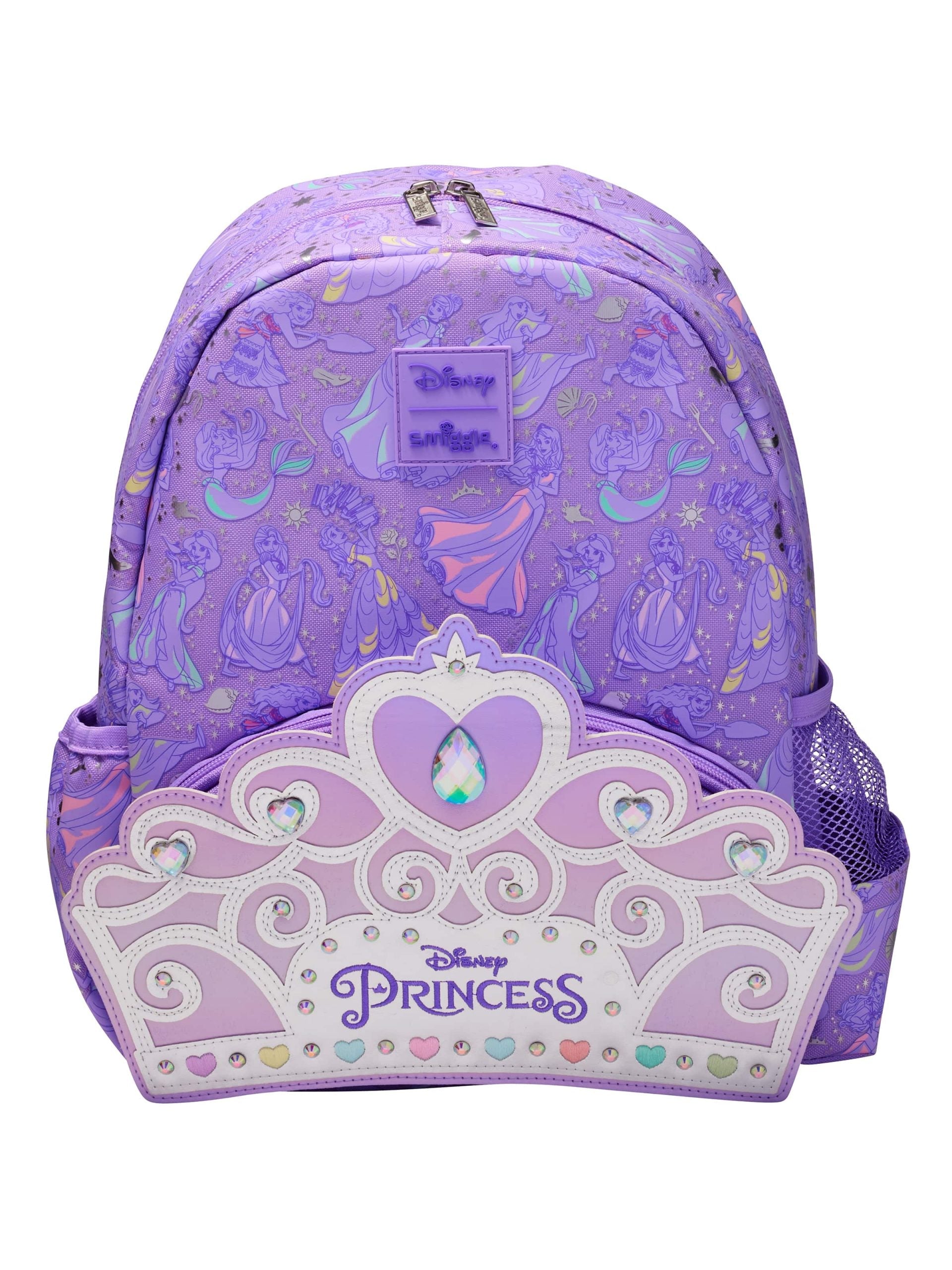 Smiggle - Mochila con capucha Disney Princess Junior