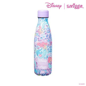 Smiggle - Botella de acero inoxidable Princesas Disney 500 ml