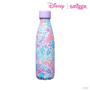 Smiggle - Botella de acero inoxidable Princesas Disney 500 ml