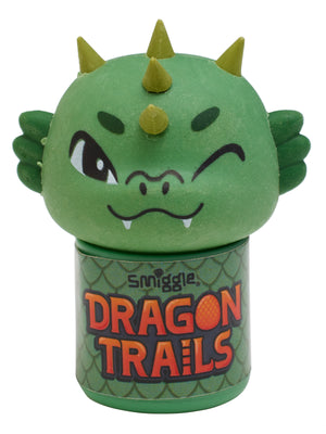 Smiggle - Sacapuntas y goma de borrar 2 en 1 Dragon Trails