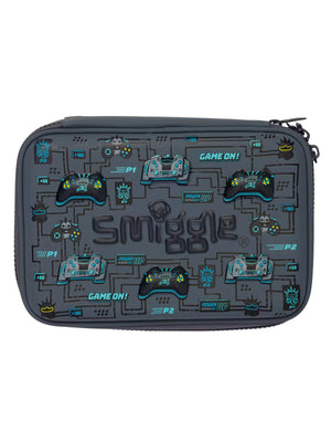 Smiggle - Estuche rígido 3D con dos compartimentos épicos