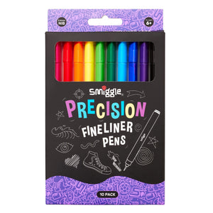 Smiggle - Pack de 10 bolígrafos de punta fina