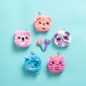 Smiggle - Libreta y bolígrafo Fluffy Mini Bag