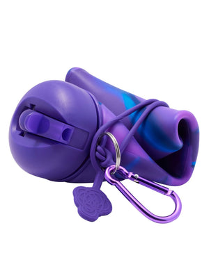 Smiggle - Botella de agua plegable con pajita Freestyle 630ML