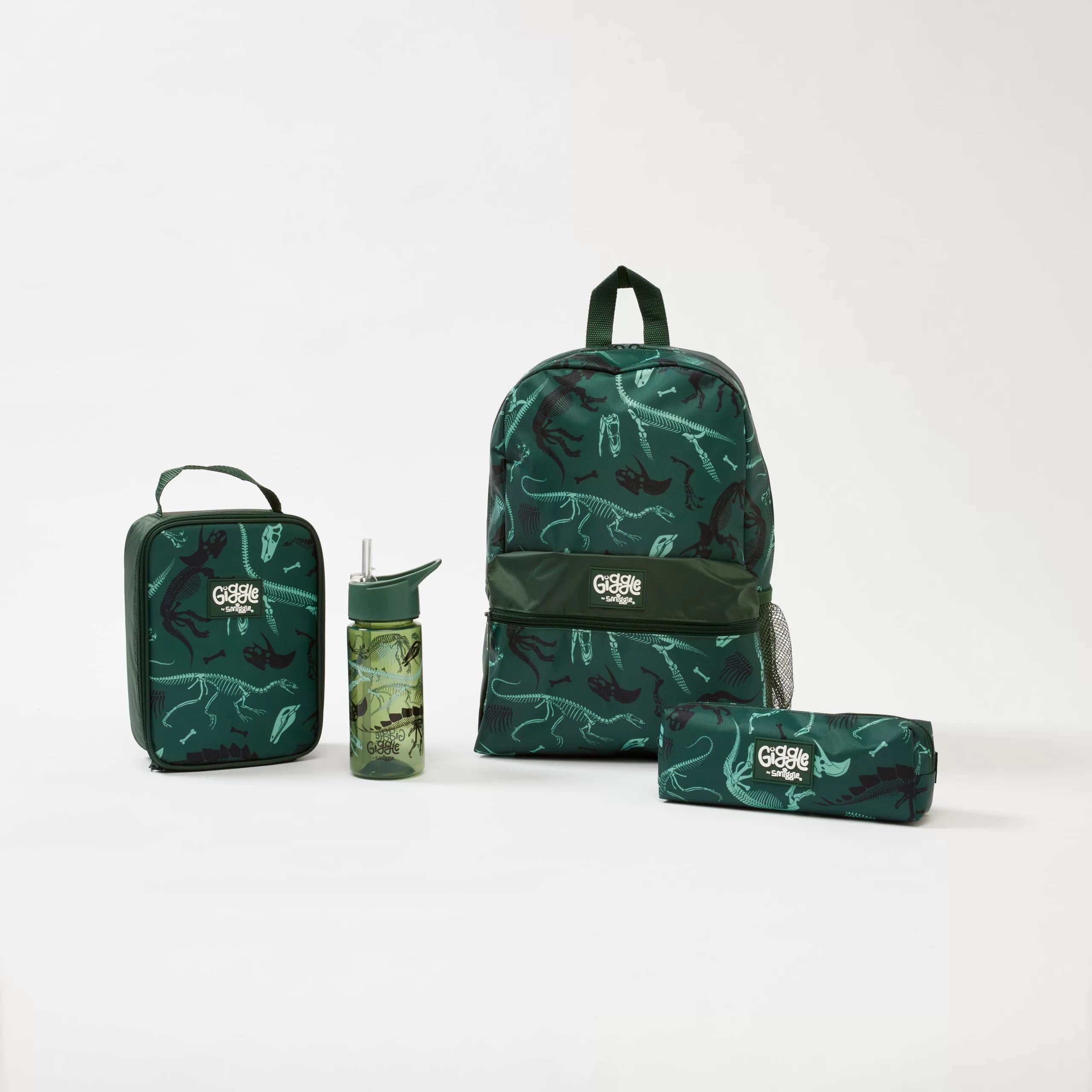 Smiggle - Conjunto de mochila escolar de primaria Giggle de 4 piezas