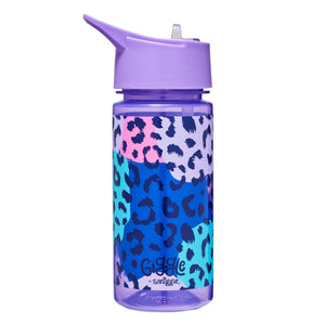Smiggle - Giggle Vaso de 450 ml con pajita y cierre automático