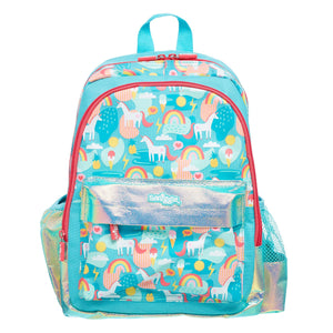 Smiggle - Mochila Go Junior Azul Unicornio