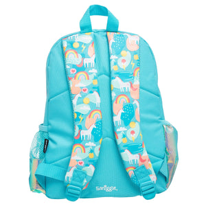 Smiggle - Mochila Go Junior Azul Unicornio
