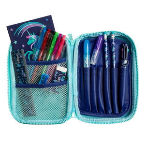 Smiggle - Set de papelería de tapa dura Unicornio Buenas Vibras