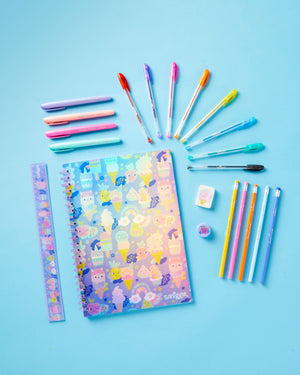 Smiggle - Set de Papelería Gigante Happy Tales de 22 Piezas