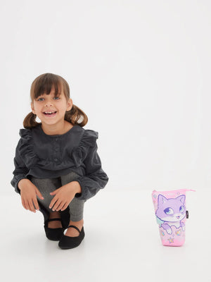Smiggle - Estuche de dos compartimentos Happy Tales